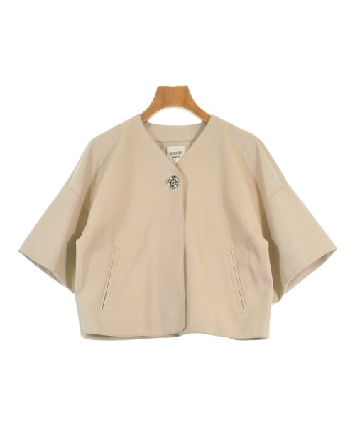 HERMES エルメス上衣（余分の物） レディース 34(XXS位) ベージュ【中古】【古着】