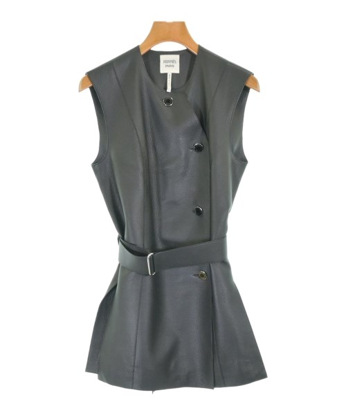 HERMES エルメス上衣（余分の物） レディース 34(XXS位) 黒【中古】【古着】