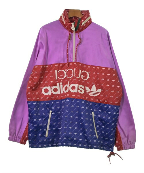 GUCCI グッチブルゾン メンズ 50(XL位) ピンクx赤x白(総柄)【中古】【古着】｜RAGTAG（ブランド古着のラグタグ）