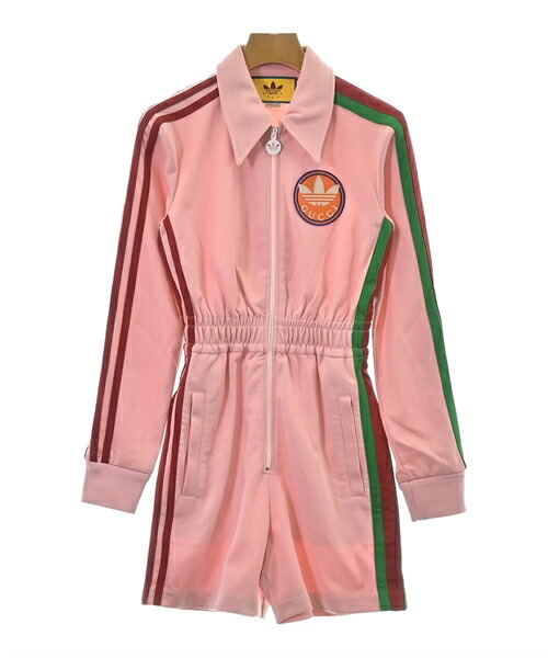 GUCCI グッチオールインワン/上っ張り レディース XXS さくら色x赤x緑【中古】【古着】