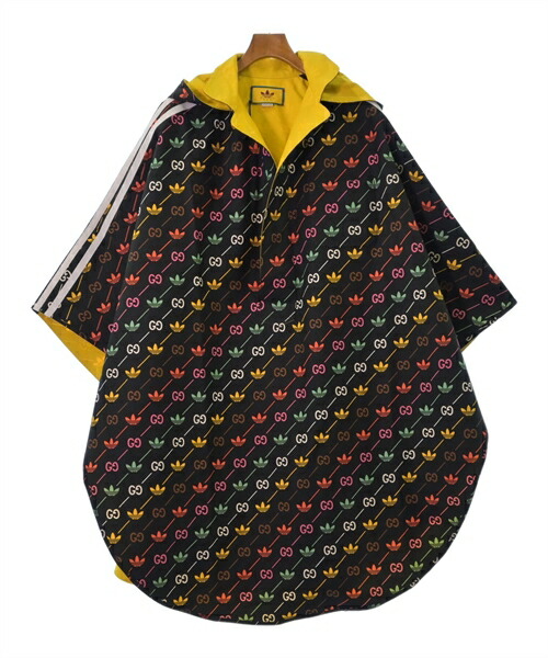 GUCCI グッチ コート（その他） メンズ M 黒x黄xピンク等(総柄) 【中古】【古着】