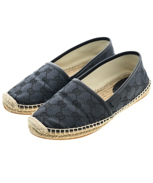 GUCCI グッチ エスパドリーユ レディース EU34 1/2(21cm位) 紺(総柄) 【中古】【古着】