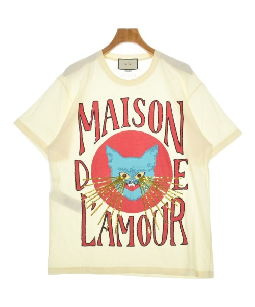 GUCCI グッチ Tシャツ・カットソー メンズ S クリーム 【中古】【古着】 17,325円