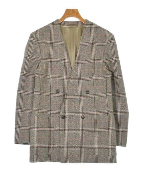 GUCCI グッチ ジャケット メンズ 46(M位) ベージュx茶x黒系(チェック) 【中古】【古着】 42,060円