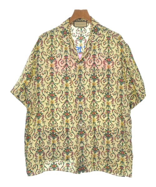 GUCCI グッチ カジュアルシャツ メンズ 52(XXL位) 黄x赤x緑 【中古】【古着】