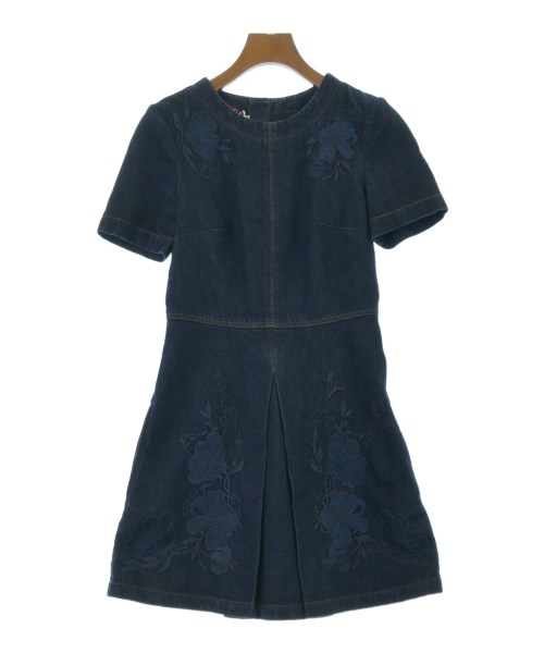 GUCCI グッチ ワンピース レディース 36(XS位) 青(デニム) 【中古】【古着】