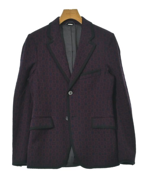 GUCCI グッチテーラードジャケット メンズ 44(S位) エンジx紺(総柄)【中古】【古着】