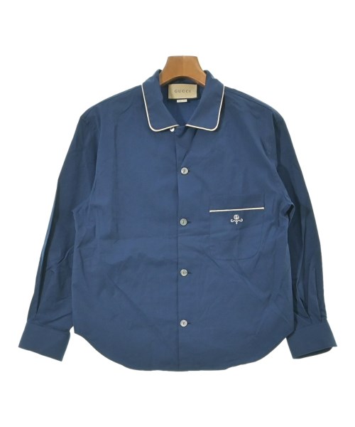 GUCCI グッチ カジュアルシャツ メンズ 44(S位) 紺 【中古】【古着】
