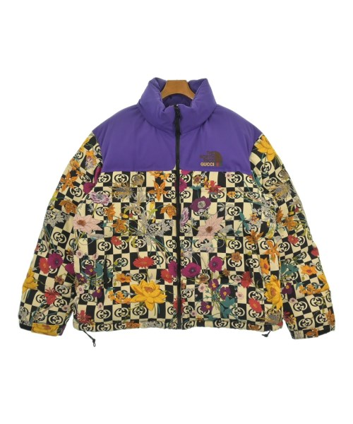グッチ GUCCI☆ワッペンロゴ入りダウンベスト 裏地GG柄 総柄 美品 GUCCI ロゴワッペン ダウンベスト