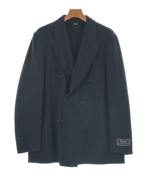 GUCCI グッチ テーラードジャケット メンズ 48(L位) 紺 【中古】【古着】