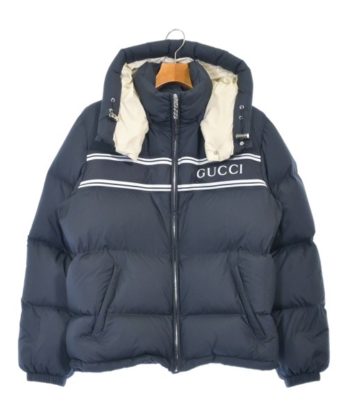 GUCCI ダウンベスト ネイビー 46