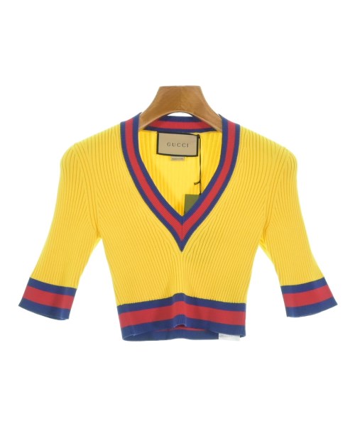 GUCCI グッチニット・セーター レディース XS 黄x青x赤【中古】【古着】｜RAGTAG（ブランド古着のラグタグ）