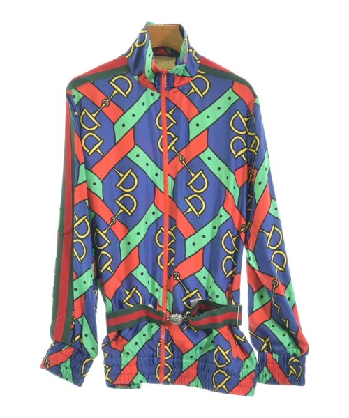 GUCCI グッチブルゾン レディース S 青x赤x緑等(総柄)【中古】【古着】｜RAGTAG（ブランド古着のラグタグ）