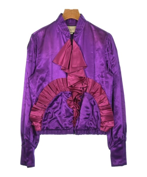 GUCCI グッチ ブルゾン レディース 38(S位) 紫x赤紫 【中古】【古着】 43,560円