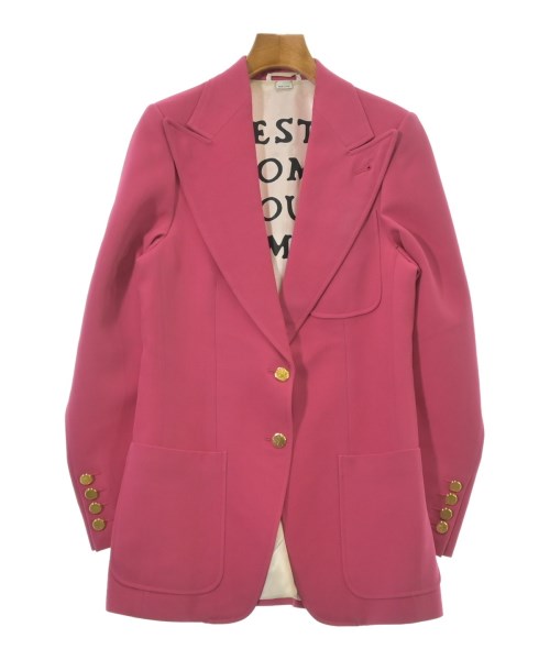 GUCCI グッチテーラードジャケット レディース 38(S位) ピンク【中古】【古着】|RAGTAG(ブランド古着のラグタグ)