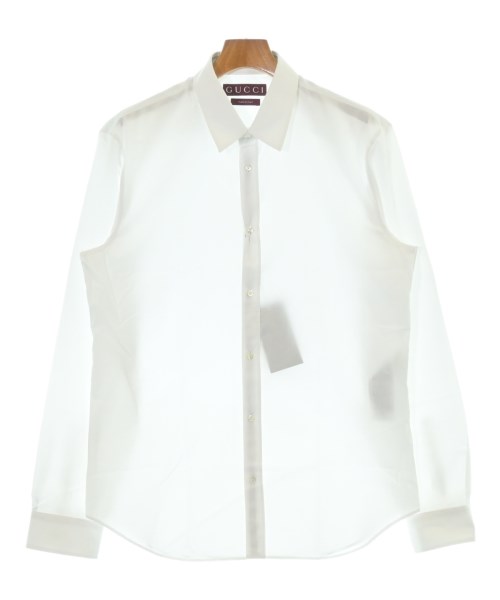 GUCCI グッチカジュアルシャツ メンズ 42(XXL位) 白【中古】【古着】