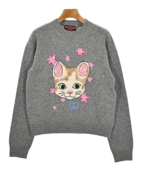 GUCCI グッチ編み物・スウェーター レディース XS 薄墨色【中古】【古着】