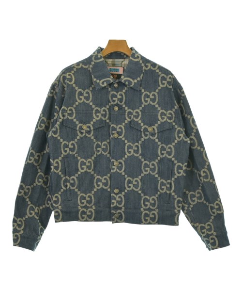 GUCCI グッチデニムジャケット メンズ 44(S位) インディゴ(総柄)【中古】【古着】|RAGTAG(ブランド古着のラグタグ)