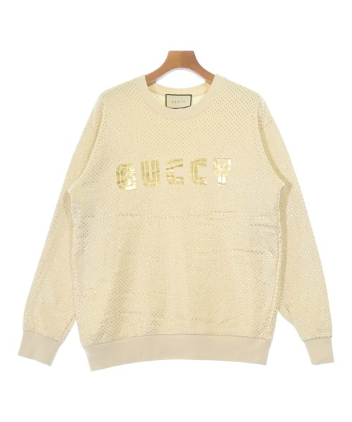 GUCCI グッチスウェット メンズ M ベージュxゴールド(星柄)【中古】【古着】