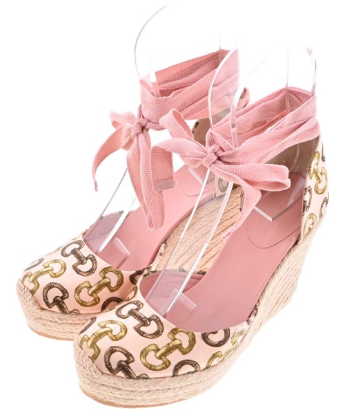 GUCCI グッチサンダル レディース EU35 1/2(22cm位) ピンクxベージュ(総柄)【中古】【古着】|RAGTAG(ブランド古着のラグタグ)