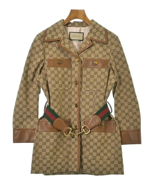 GUCCI グッチ上衣 レディース 38(S位) 茶系(総柄)【中古】【古着】