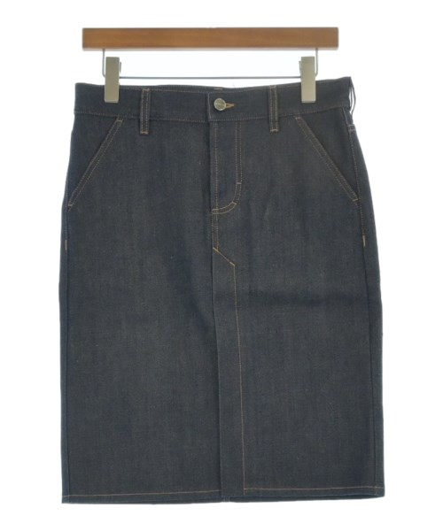 GUCCI グッチ ひざ丈スカート レディース 36(XS位) インディゴ(デニム) 【中古】【古着】
