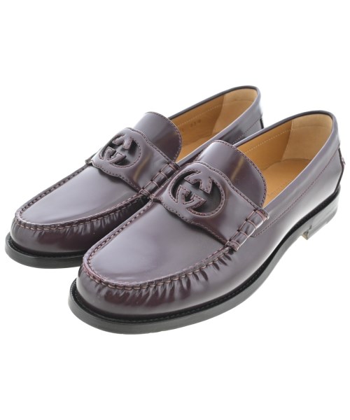GUCCI グッチ ビジネス・ドレスシューズ メンズ UK8 1/2(27cm位) エンジ 【中古】【古着】
