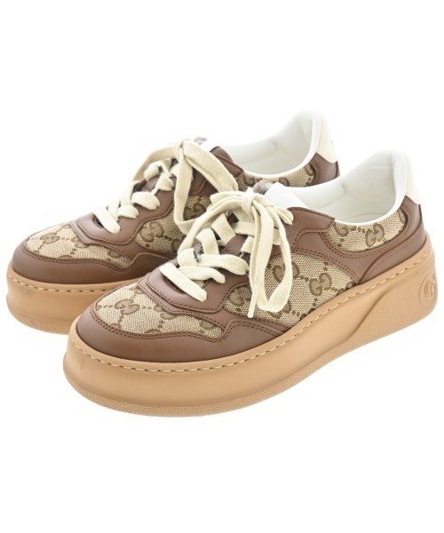 GUCCI グッチ スニーカー レディース EU35(21.5cm位) 茶 【中古】【古着】