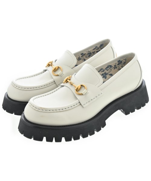 GUCCI グッチ ビジネス・ドレスシューズ メンズ UK7(25.5cm位) オフホワイト 【中古】【古着】