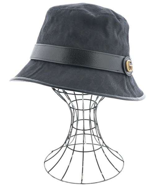 GUCCI グッチかぶり笠 メンズ - 黒(総柄)【中古】【古着】