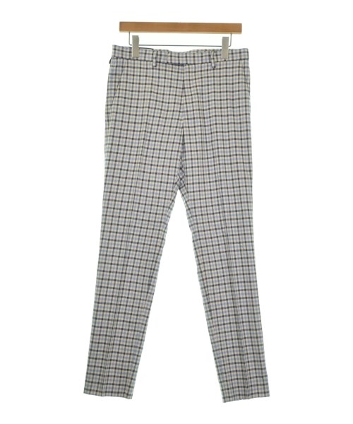 GUCCI グッチ パンツ（その他） メンズ 46(M位) アイボリーx水色x紺(チェック) 【中古】【古着】
