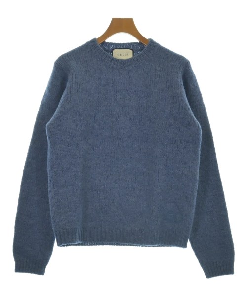 GUCCI グッチ編み物・プルオーバー メンズ M 青【中古】【古着】