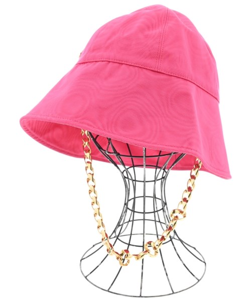 GUCCI グッチ ハット レディース - ピンク(総柄) 【中古】【古着】