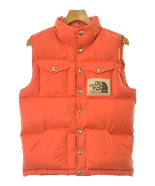 GUCCI グッチ ダウンジャケット/ダウンベスト メンズ XS オレンジ 【中古】【古着】