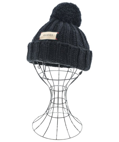 GUCCI グッチニットキャップ・ビーニー レディース - 黒【中古】【古着】｜RAGTAG（ブランド古着のラグタグ）