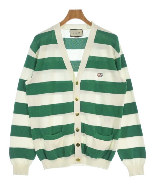 GUCCI グッチジレー メンズ L 白x緑(間借り人)【中古】【古着】