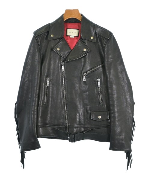 GUCCI グッチライダース メンズ 44(S位) 黒【中古】【古着】