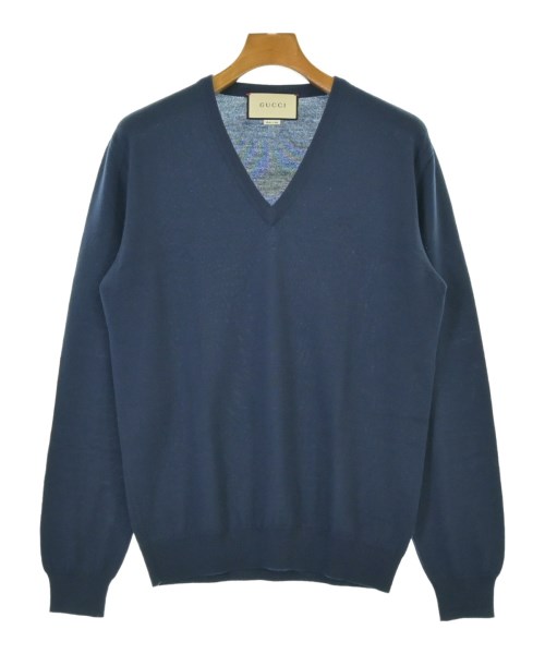 GUCCI グッチ編み物・プルオーバー メンズ S 紺【中古】【古着】
