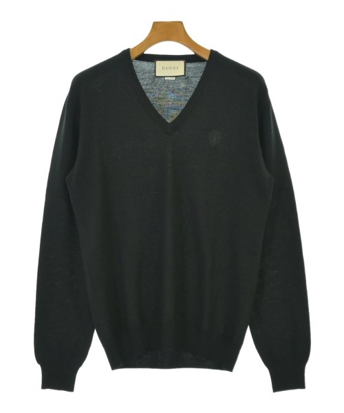 GUCCI グッチ編み物・プルオーバー メンズ S 黒【中古】【古着】