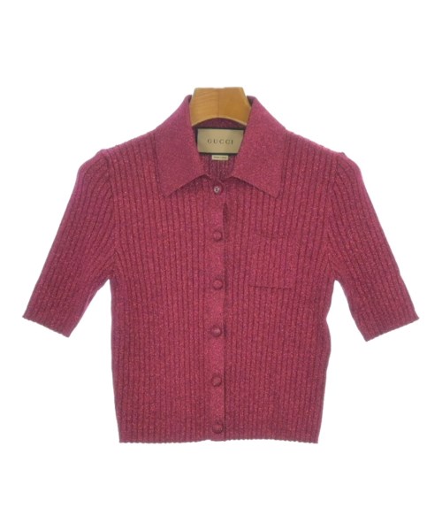 GUCCI グッチ編み物・スウェーター レディース S サクラ色(ラメ)【中古】【古着】