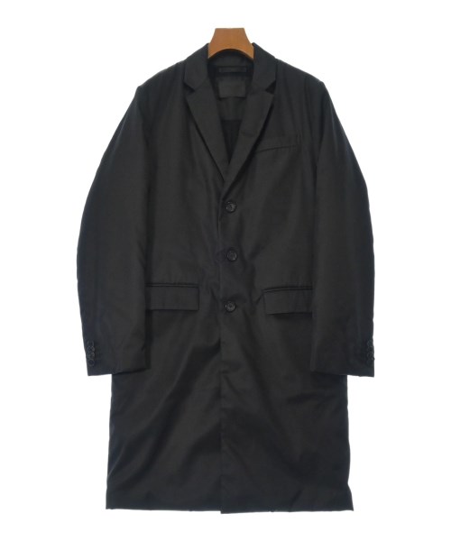 PRADA チェスターコート PRADA - PRADA プラダ チェスターコート 48(L位) グレー 【古着