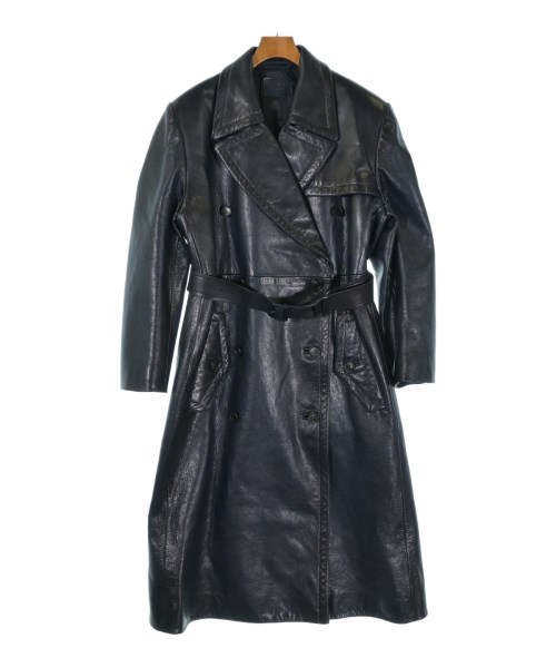 PRADA プラダ トレンチコート レディース 38(S位) 紺 【中古】【古着】