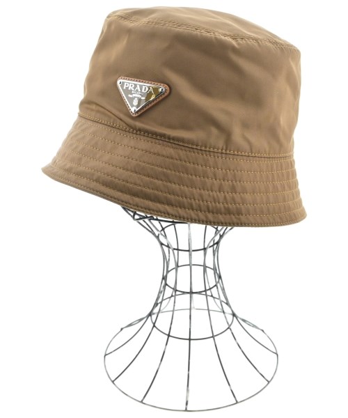 PRADA プラダ ハット メンズ L 茶 【中古】【古着】