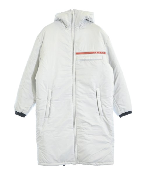 PRADA プラダ ダウンコート レディース XS オフホワイト 【中古】【古着】