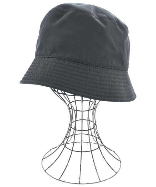 PRADA プラダ ハット メンズ 58cm 黒 【中古】【古着】