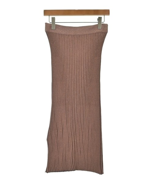 PRADA プラダ ロング・マキシ丈スカート レディース 42(M位) ベージュ(ラメ) 【中古】【古着】