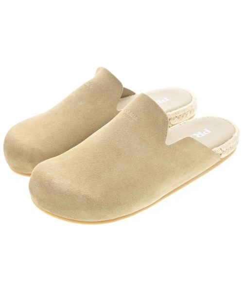 PRADA プラダサンダル メンズ UK7(25.5珊位) ベージュ【中古】【古着】