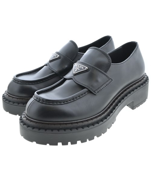 PRADA プラダ ビジネス・ドレスシューズ メンズ 6 1/2(25.5cm位) 黒 【中古】【古着】