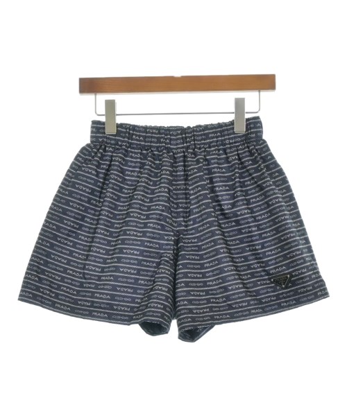 PRADA プラダショートパンツ レディース 38(S位) 紺x白(総柄)【中古】【古着】｜RAGTAG（ブランド古着のラグタグ）