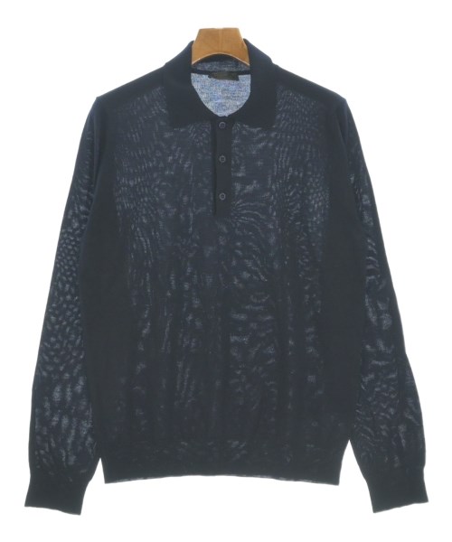 PRADA プラダニット・セーター メンズ 50(XL位) 紺【中古】【古着】